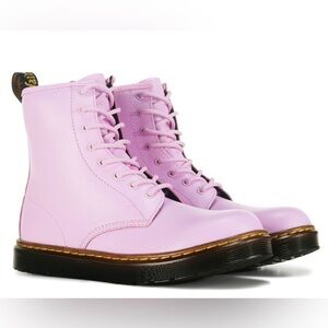 DR. MARTENS | Pale Pink Zavala Combat Boots